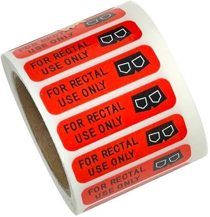 Use Only Stickers Permanent - Roll Of Rectal StickerSs Permanent | Labels Fluorescent Paper For Rectal Use Only Funny Gag Stickers For Adults Waterproof