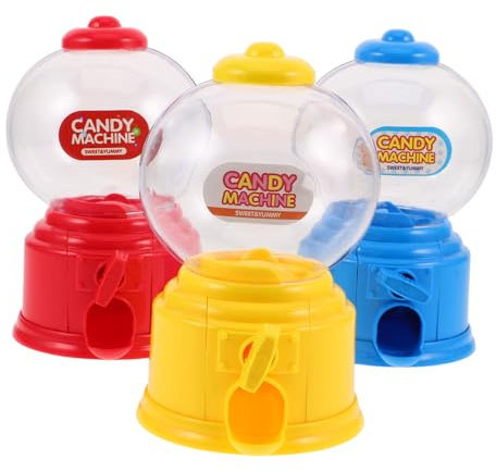 Mini Máquina de Dulces de Plástico 3 Piezas, Diseño Compacto