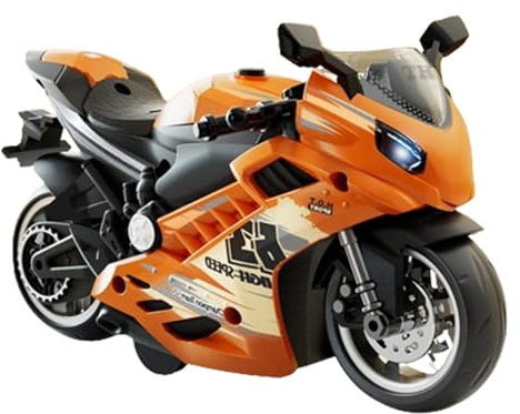 Motorcykel leksak, motorcykelset, motorcykelfigursats, elleksak | Användarvänlig motorcykel med pullback-motor för pojkar, flickor och vuxna