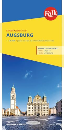 Falk Stadtplan Extra Augsburg 1:20.000