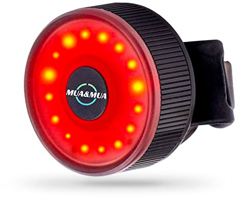 mua&mua Luz Trasera Bicicleta Recargable USB Luz Bicicleta Hasta 56 Horas Iluminación Impermeable Advertencia 3 Modos