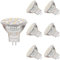 EKSAVE MR11 GU4.0 4W LED Glühbirnen, Äquivalent zu 25-35W Halogenlampen, GU4.0 Base AC/DC 12V, 350LM, 120° Flutlichtstrahl, Einbauleuchten, Schienenbeleuchtung 3000K, 6 Stück