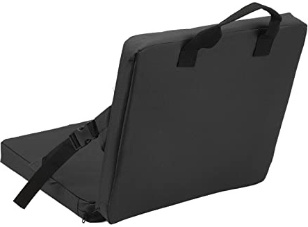 Dilwe Silla Plegable con Respaldo y Cojín de Esponja Suave, Resistente, para Estadio, Playa, Camping, Viajes, Picnic y Eventos al Aire