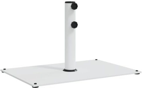 vidaXL Base de sombrilla Redonda para Palos de Ø32/38/48 mm 15 kg, Base de Parasol, Soporte para sombrilla, Base para sombrilla de Patio