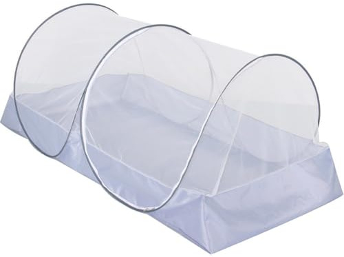 Muteitt Zanzariera Portatile, Tenda Viaggio Pieghevole per Zanzariere, Tenda Letto per Camera Letto per Bambini Adulti, Campeggio All'aperto, Pisolino, Patio