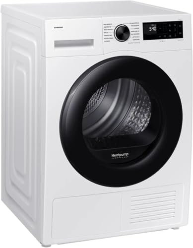 Samsung Wärmepumpentrockner, DV5000D, 9 kg, EEK: A+++, AI Wäschetrockner mit WiFi-SmartThings-App, Hygiene-Programm, Air Refresh, Knitterschutz, DV90DG52A0AEEG