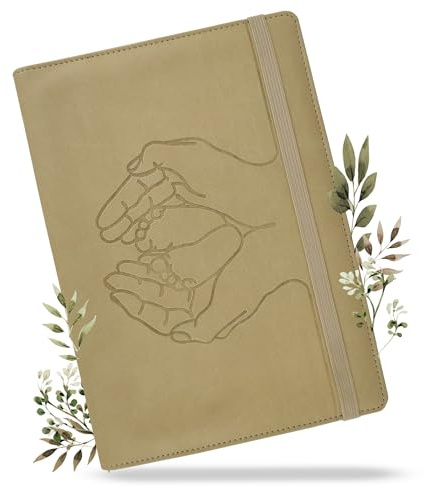 Bokshi Funda para carné de maternidad en U, funda para cartilla de vacunación en uno, organizador de documentos todo en uno, de piel sintética de alta calidad, elegante carpeta para embarazadas
