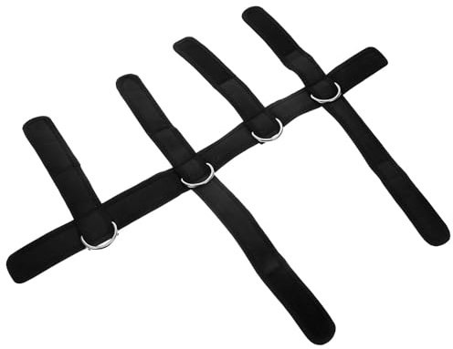 minkissy Entrenador de Cuello Profesional Ajustable Arnés para Entrenamiento de Fuerza, Herramienta Portátil para Gimnasio y Rehabilitación, Apto para Hombros y Cabeza, Talla Única