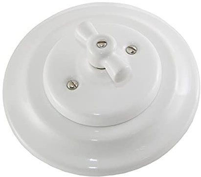 Interruttore in porcellana per incasso installazione 240 V, 10 A