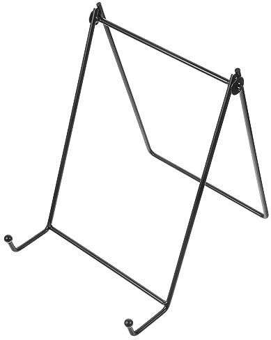 GARVALON Soporte de Metal para Exhibición de Placas y Marcos de Fotos Caballete de Mesa para Mostrar Imágenes y Decoraciones Soporte para Placas Decorativas y Fotográficas