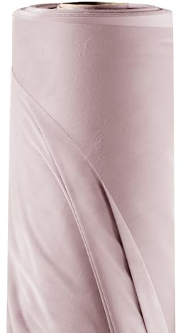 Filumi Velvet Fabric 118Inch (300cm) Wide Light Pink 1m Length by The metre for Sewing for Dressmaking Material for Curtains Blinds Garments Cushions Upholstery Furniture Covers