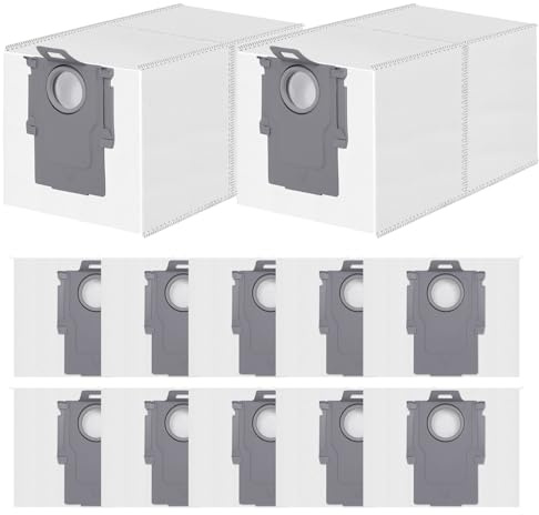 Spofan 12 Sacchetti Ricambi per Roborock QV 35A/35S/Q Revo/Qrevo S/Pro/Edge