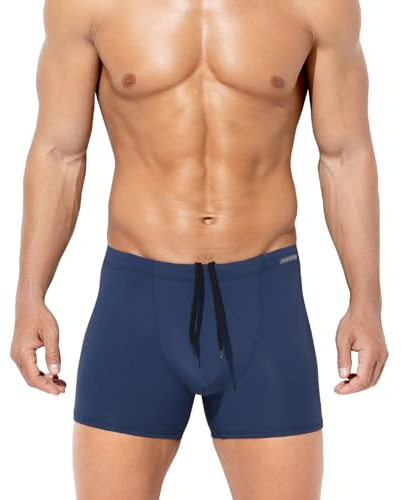 Arjen Kroos Bañador de Natación para Hombre, Traje de Baño Corto Secado Rápido, Calzoncillos Boxer de Natación con Cordón