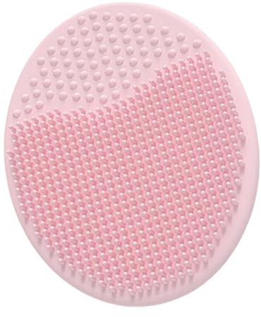 Spazzola per il lavaggio dei capelli, Cradle Cap Com Com, in morbido silicone, per la pulizia del cuoio capelluto, per il bagno dei bambini, con bicchiere, strumento per il massaggio dello shampoo