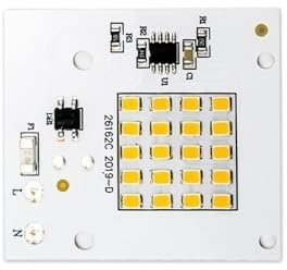 RTQAZWSXE, Paquete de 10, foco de iluminación exterior DIY AC220V 10W/20W/30W/50W/100W Chip LED SMD2835 lámpara de luz de inundación(Warm White,100W 220V)