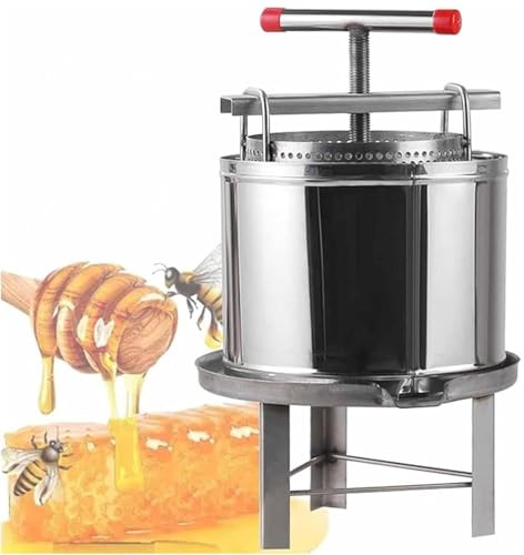estrattore di miele manuale in acciaio inox Pressa Manuale per Miele in Acciaio Inox large bee honey press extractor Attrezzatura apicoltura per estrarre il miele forniture api miele,vino,frutta,cera