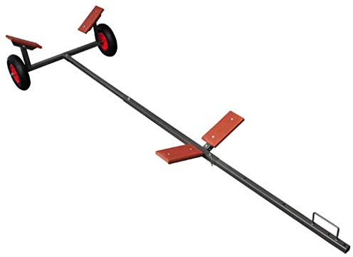 yorten Bootstrailer Abnehmbar bis max 160 kg, 320 x 104 x 51 cm (LxBxH) für Schlauchboote Angelboote