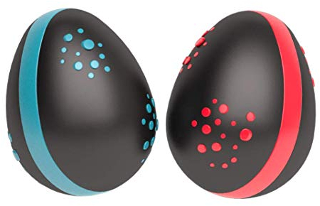 Halilit Hi-Lo Egg Shakers (Pair). High-end Hand Shaker Percussion Musical Instrument. Percussionists of All Levels. Teens & Adults. Built to Last