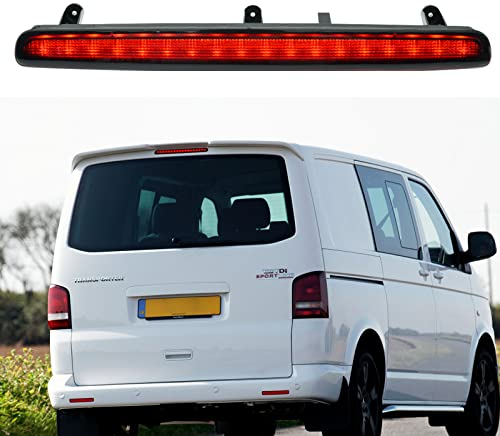 NJSSJD LED Drittes Bremslicht Mittelhoch montiertes Bremslicht für 2003–2015 VW Transporter T5, nur Heckklappenmodelle, hintere hohe dritte Bremsleuchte