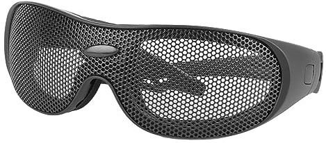 FILFEEL Impact Outdoor Goggles with Lightweight PC Frame, Suitable for Men and Women, Black Frame, Protective Eyewear, Lightweight Glasses, Ventilated Temples, For Outdoor Use