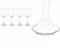 Set de Vino Transparente Vidrio 420 ml 1,8 L (2 Unidades)