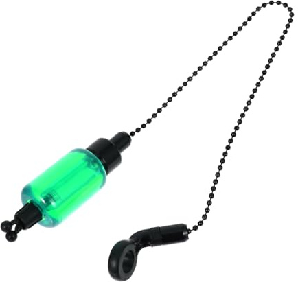 VICASKY Détecteur de Morsure de Clipser Indicateur Alarme Vert Résistant Anti-Rouille Accessoire Canne à Polyvalent