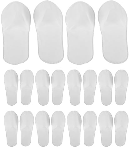 TOPPERFUN 20 Paia Pantofole Usa e Getta Antiscivolo Non Tessuto Pantofole Monouso Traspiranti e Leggere per Spa Hotel e Viaggi Comfort per Uomo e Donna