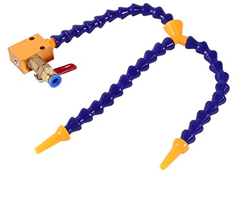 Tubo bidireccional + de lubricación de refrigerante de niebla de válvula para tubo de aire de 8 mm CNC Torno Molino Taladro máquina de tallado