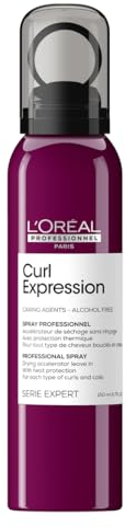L'Oréal Professionnel Trocknendes Lockenspray für welliges und lockiges Haar, Serie Expert, Curl Expression Drying Accelerator Leave-In, 150 ml