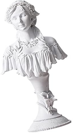 Yardwe Statue Déesse Jardin Résine Figurine Décorative de Femme Sculpture pour Décoration Intérieur et Extérieur pour Cadeau ou Décor de Jardin