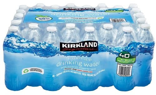 Kirkland Signature Natural Spring Water, 40 x 500ml