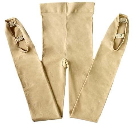 LOVIVER Collant per stivali da pattinaggio sul ghiaccio, pantaloni collant da pattinaggio artistico, leggings lunghi caldi elasticizzati, collant da, Taglia dalla 6 alla 10