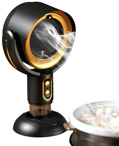 Veeteah Portable Extractor Hood - 360 Degrees USB Cooker Hood for Home BBQ Hot Pot
