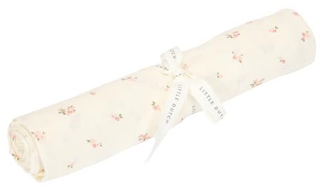 Little Dutch TE51994031 Musselin Swaddle Tuch/Pucktuch Fairy Blossom - Fairy Garden (120x120 cm)