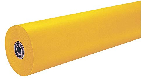 Pacon ArtKraft Duo-Finish Paper Roll, 36 x 1,000' (Canary, 1 Roll)