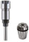 Gasea 1/4 Inch Shank ER16 Router Collet Extension Rod Collect Chucks Adapter with 6.5mm Spring Collet Set for CNC Milling Lathe Tool