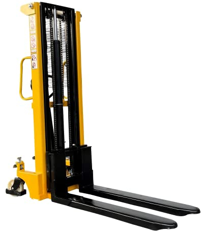 Hochhubwagen - 1 t Tragkraft, 2500 mm Hubhöhe manuell Stapler Handstapler 1000 kg