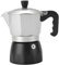WIOSOUL Espressokocher für den Herd, Mokkakanne, Kaffeemaschine 2 Tassen,transparenter Deckel für Gas-oder Elektroherd aus Keramik,klassische italienische Kaffeemaschine,kubanische Kaffeemaschine