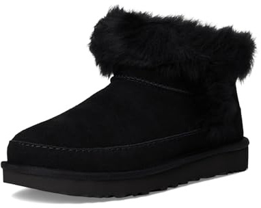 UGG Damen Classic Ultra Mini Chalet Mode-Stiefel, Schwarz, 36 EU