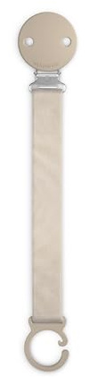 Suavinex, Attache Tétine en Tisu, Chaîne Attache-Sucette avec Clip et Plaque en Silicone, pour Sucettes avec Anneau, Accrocher aux vêtements ou Accessoires, Bébés +0 Mois, Wonderland Marron