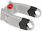 KLICKfix 0211DE Halter-Verlängerung für E-Lenkeradapter, 25 mm, schwarz, 2-teilig (1 Set)