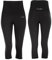 Winshape Damen Functional Power Shape 3/4-tights High Waist Hwl202 Leggings, Schwarz, L EU