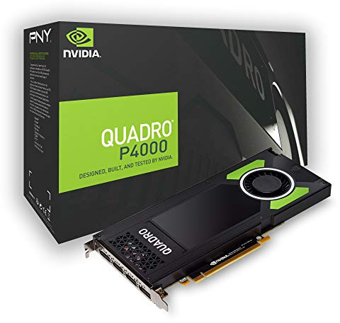 PNY NVIDIA Quadro P4000 4x DP 8 GB GDDR5 PCI Express Professional Graphic Card - Black (Refurbished)