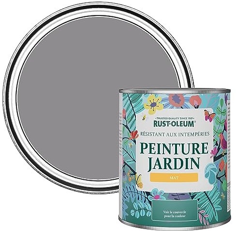Rust-Oleum Purple Mould Resistant Garden Paint in Matt Finish - Iris 750ml