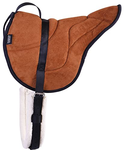 Harrison Howard Bareback Pad mit Gurt braun