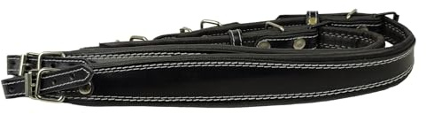 MS ACCORDION Kinder 5cm Akkordeon Schulterriemen Akkordeongurte Schwarz/Schwarz