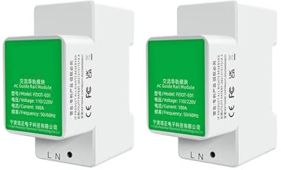 Monitoraggio Energetico Del Contatore Intelligente Contatore di energia monofase Tuya 6 in 1 AC Electric Rail WiFi Smart Kwh Contatori di consumo energetico Wattmetro Voltmetro Amperometro Protezione