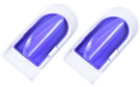 TOPBATHY Raschietto per Dolci con Manico Ergonomico Strumento in Plastica per Fondente Lisciatore per Dolci per Decorazioni Lisce