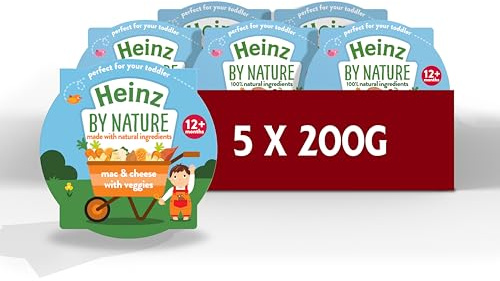 Heinz Baby Food Mac & Cheese with Veggies Tray 5x200g