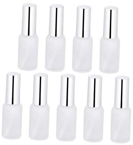 SAFIGLE 9pcs Roller Ball Essential Oil Bottles Glass Makeup Empty Bottles Refillable Subpackaging Spray